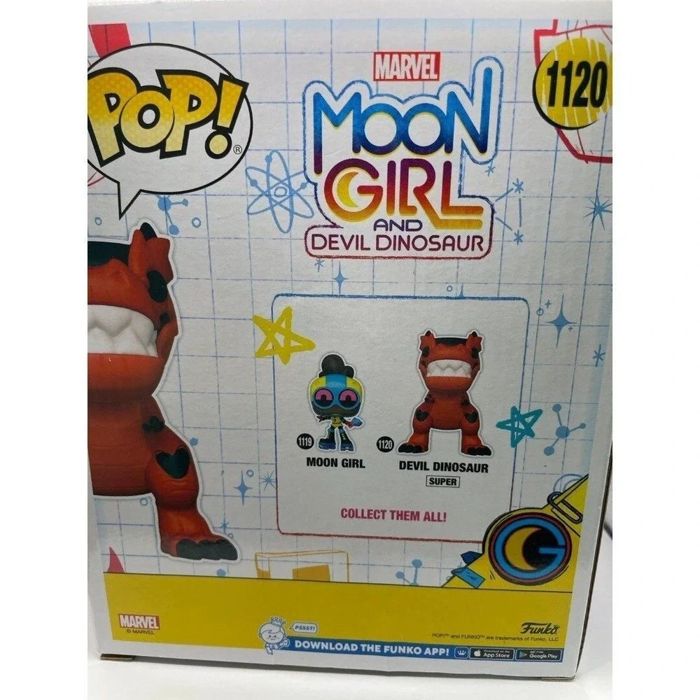 Funko Pop Marvel Moon Girl and Devil Dinosaur‎ Devil Dinosaur 1120 Super Vinyl
